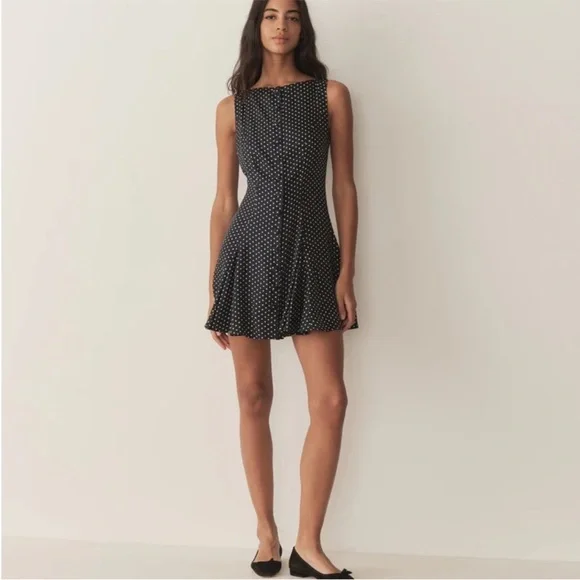 Doen Monette Dress Hepburn Polka Dot XS